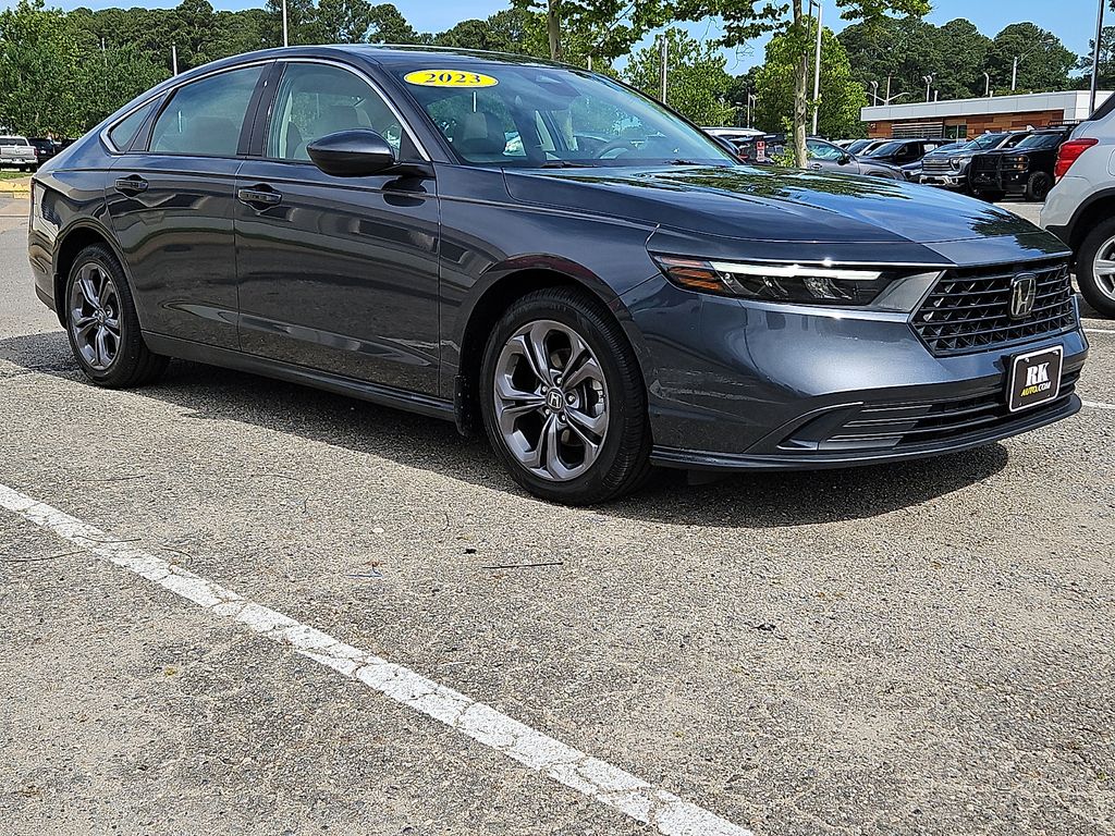 Meteorite Gray Metallic 2023 Honda Accord EX FWD Sedan Front-Wheel Drive Continuously Variable Transmission