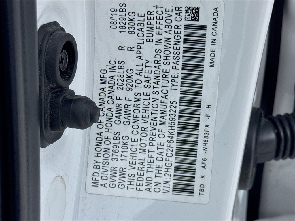 Used Car 2019 Honda Civic  Lx For Sale Under $20,000 In Austin, Texas