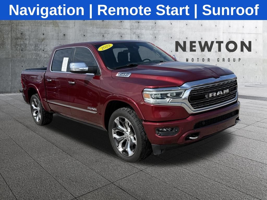 Delmonico Red Pearlcoat 2022 RAM 1500 Pickup Truck Four-Wheel Drive 8-Speed Automatic