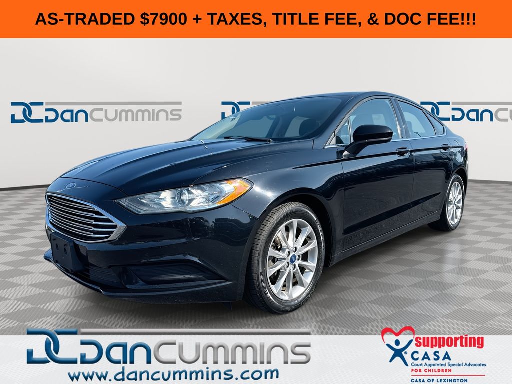 Shadow Black 2017 Ford Fusion Sedan Front-Wheel Drive 6-Speed Automatic