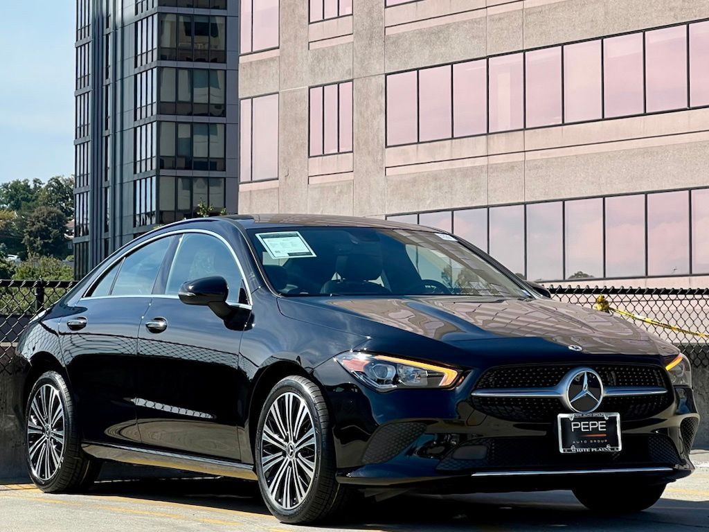 Night Black 2023 Mercedes-Benz CLA Coupe All-Wheel Drive 7-Speed Automatic