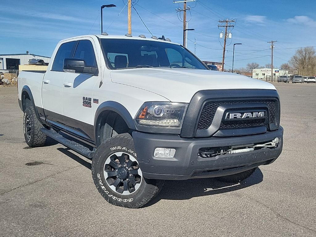 Bright White Clearcoat 2018 RAM 2500 Power Wagon Crew Cab 4WD Pickup Truck Four-Wheel Drive 6-Speed Automatic