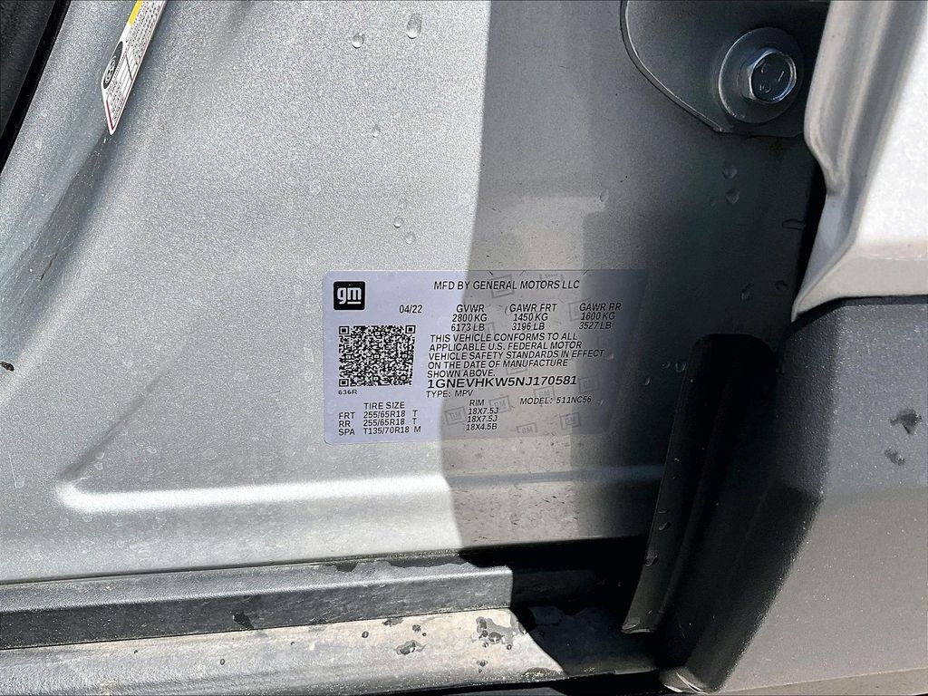 2022 Chevrolet Traverse — photo 37