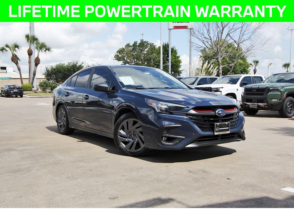 Cosmic Blue 2024 Subaru Legacy Sedan All-Wheel Drive Continuously Variable Transmission