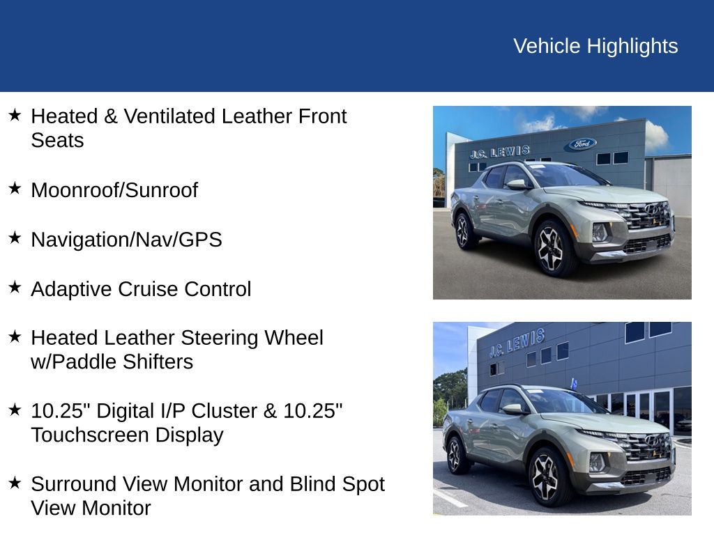 2022 Hyundai Santa Cruz Limited
