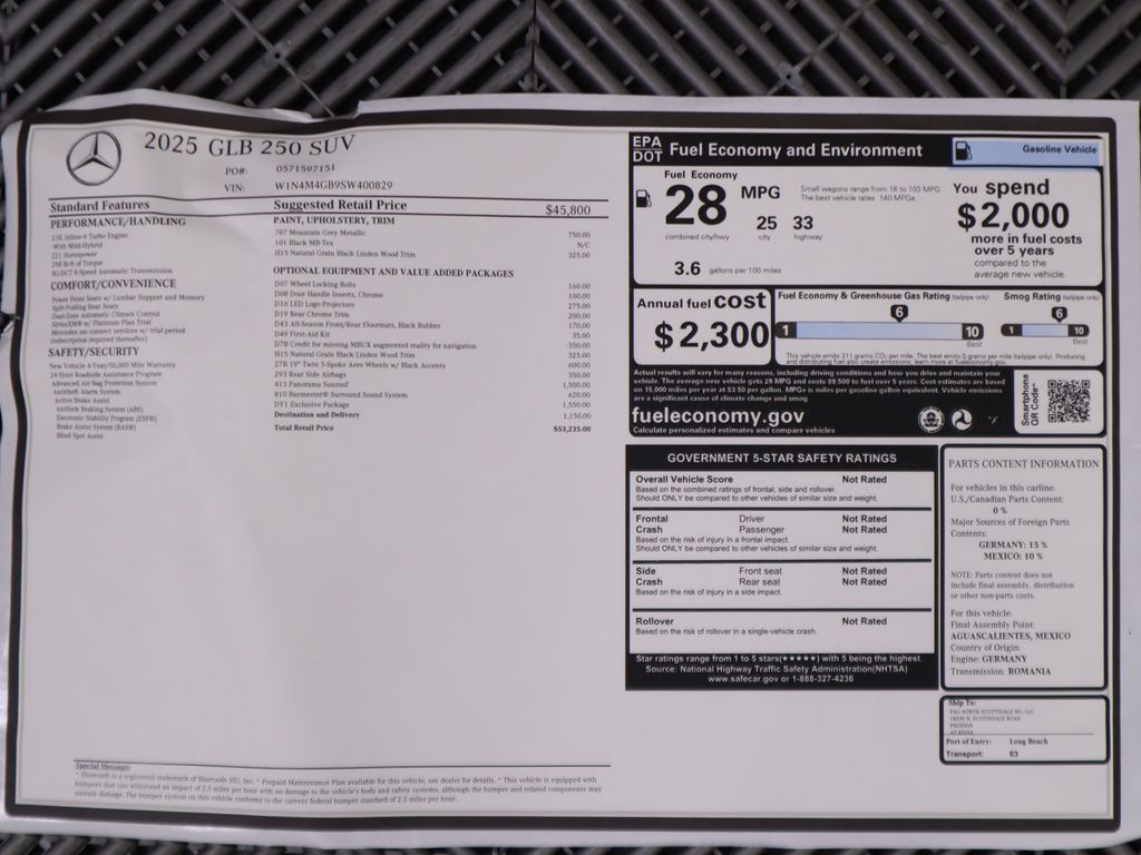 Thumbnail: 2025 Mercedes-Benz GLB - 9