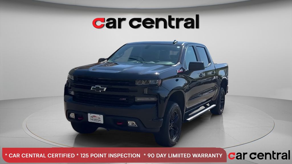Black 2019 Chevrolet Silverado 1500 Pickup Truck Four-Wheel Drive 8-Speed Automatic
