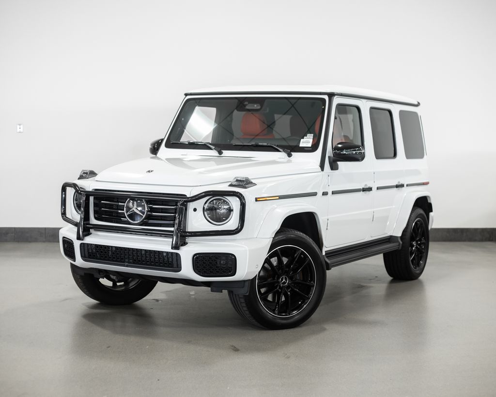 White 2025 Mercedes-Benz G-Class G 550 4MATIC SUV / Crossover All-Wheel Drive 9-Speed Automatic