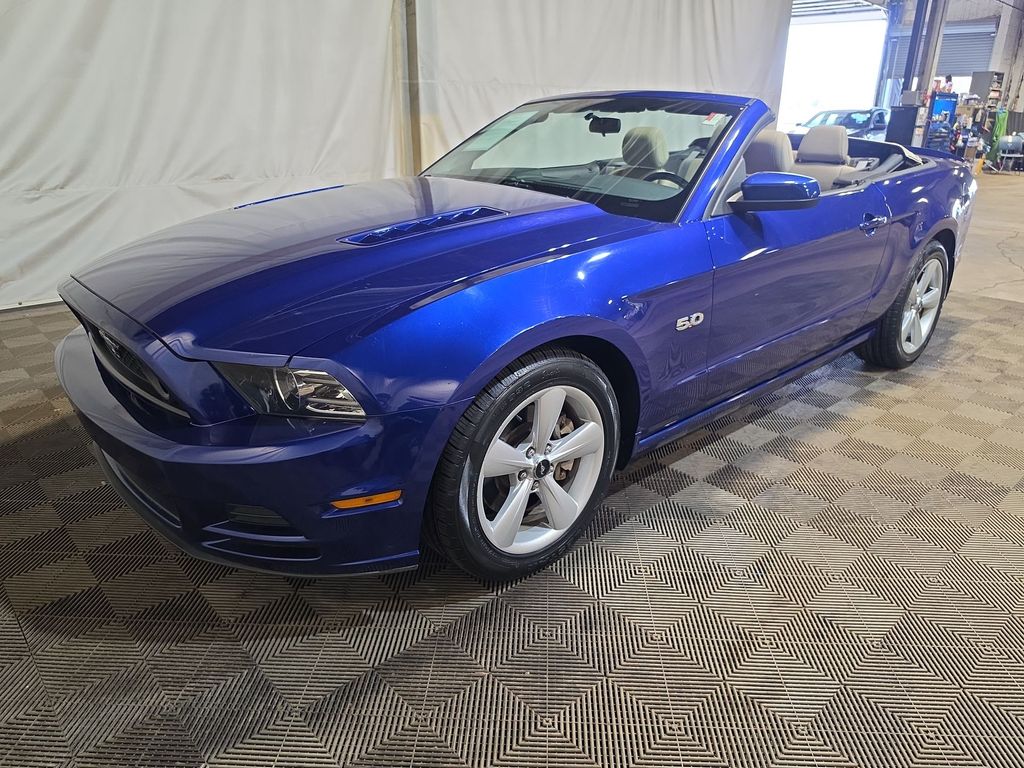 Deep Impact Blue Metallic 2013 Ford Mustang GT Convertible RWD Convertible Rear-Wheel Drive 6-Speed Manual