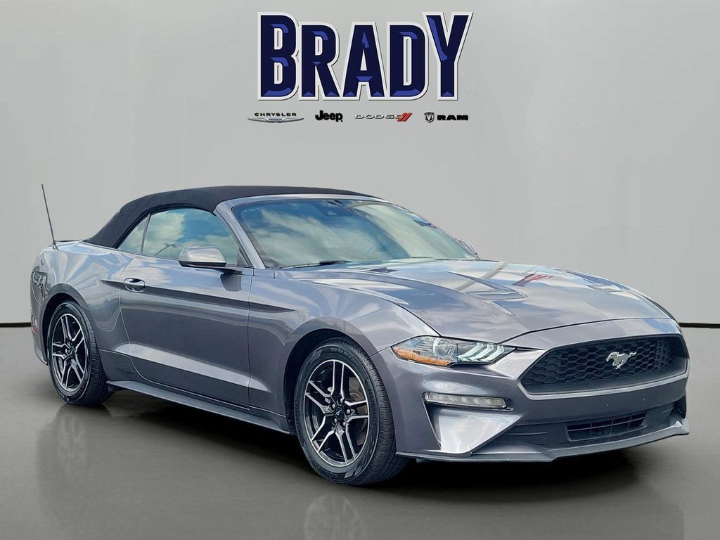 Gray Metallic 2023 Ford Mustang EcoBoost Premium Convertible RWD Convertible Rear-Wheel Drive Automatic