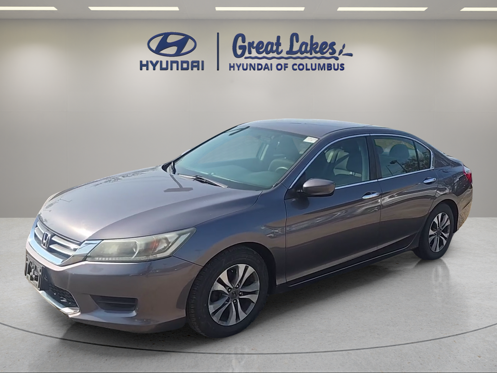 Gray (Modern Steel Metallic) 2014 Honda Accord Sedan Front-Wheel Drive Continuously Variable Transmission