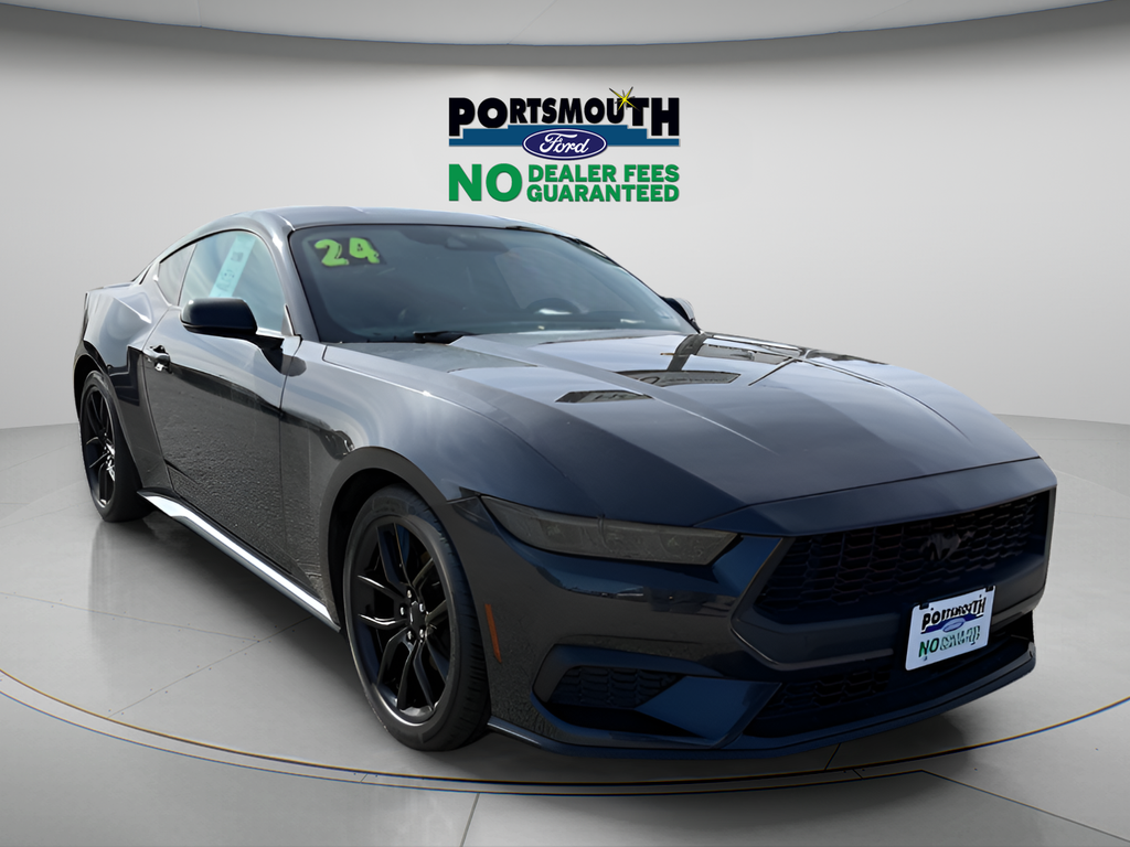 Dark Matter Gray Metallic 2024 Ford Mustang EcoBoost Premium Fastback RWD Coupe Rear-Wheel Drive Automatic