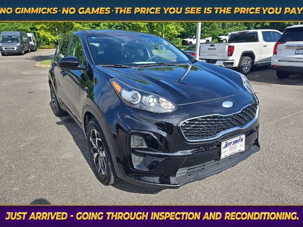 Black Cherry Pearl 2021 Kia Sportage SUV / Crossover Front-Wheel Drive 6-Speed Automatic Overdrive
