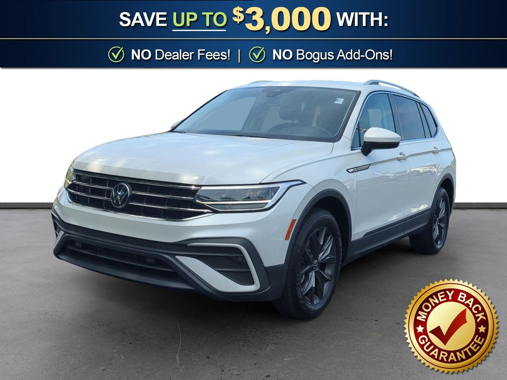Opal White 2023 Volkswagen Tiguan SUV / Crossover Front-Wheel Drive 8-Speed Automatic