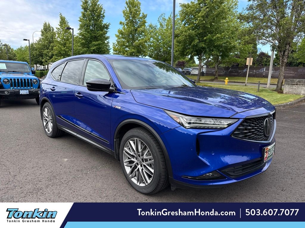 Apex Blue Pearl 2022 Acura MDX SUV / Crossover All-Wheel Drive Automatic