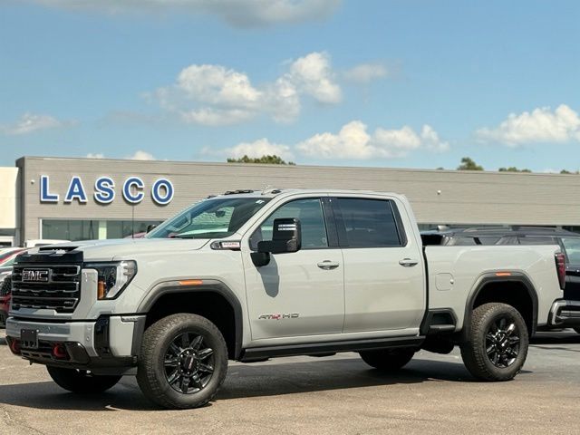 Gray 2025 GMC Sierra 3500HD Pickup Truck Four-Wheel Drive Automatic