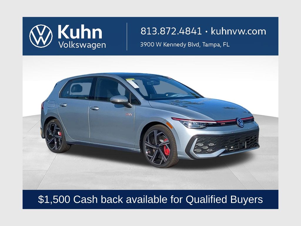Alpine Silver Metallic 2026 Volkswagen Golf GTI Hatchback Front-Wheel Drive 7-Speed Dual Clutch