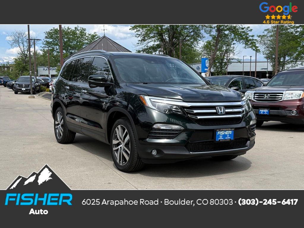 Green 2018 Honda Pilot Touring AWD SUV / Crossover All-Wheel Drive 9-Speed Automatic