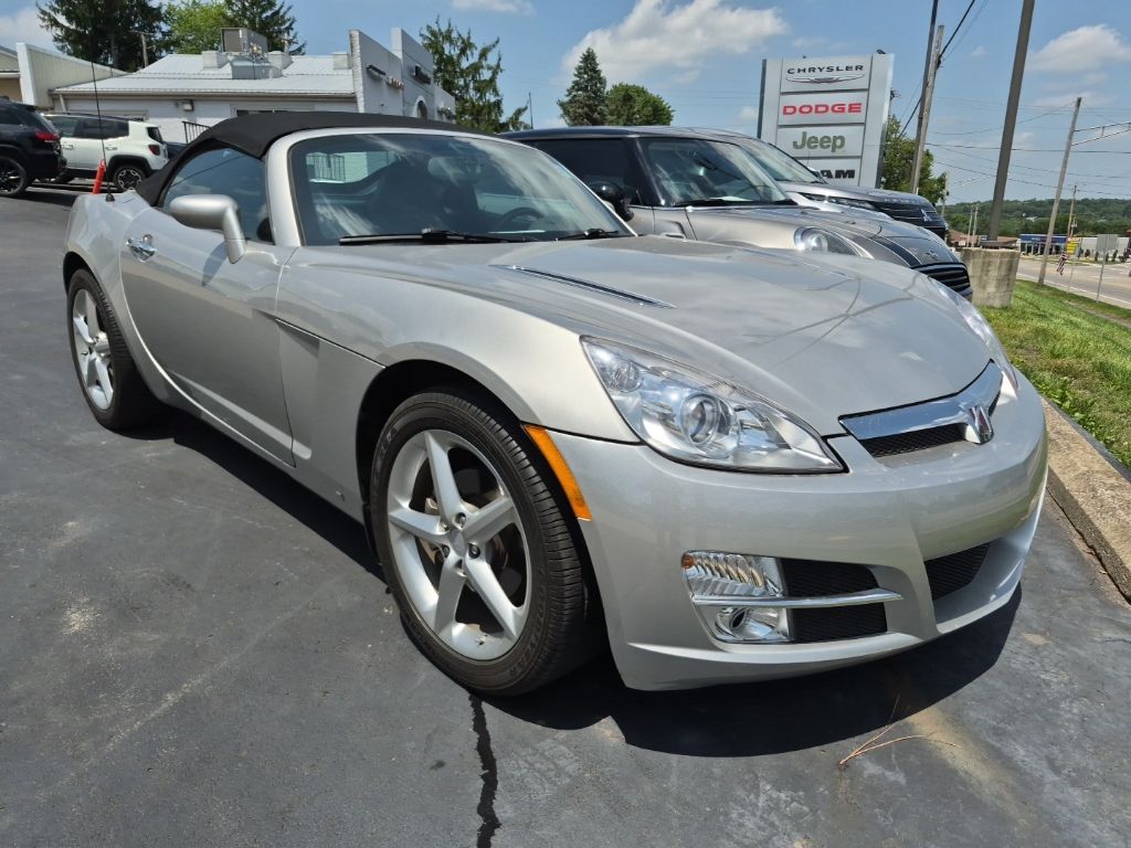 Silver Pearl 2008 Saturn Sky Convertible Rear-Wheel Drive 5-Speed Automatic