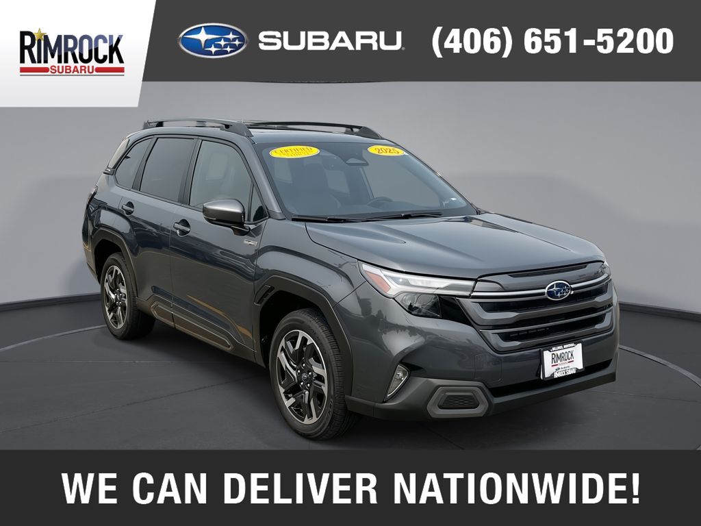 Magnetite Gray Metallic 2025 Subaru Forester Hybrid SUV / Crossover All-Wheel Drive Continuously Variable Transmission