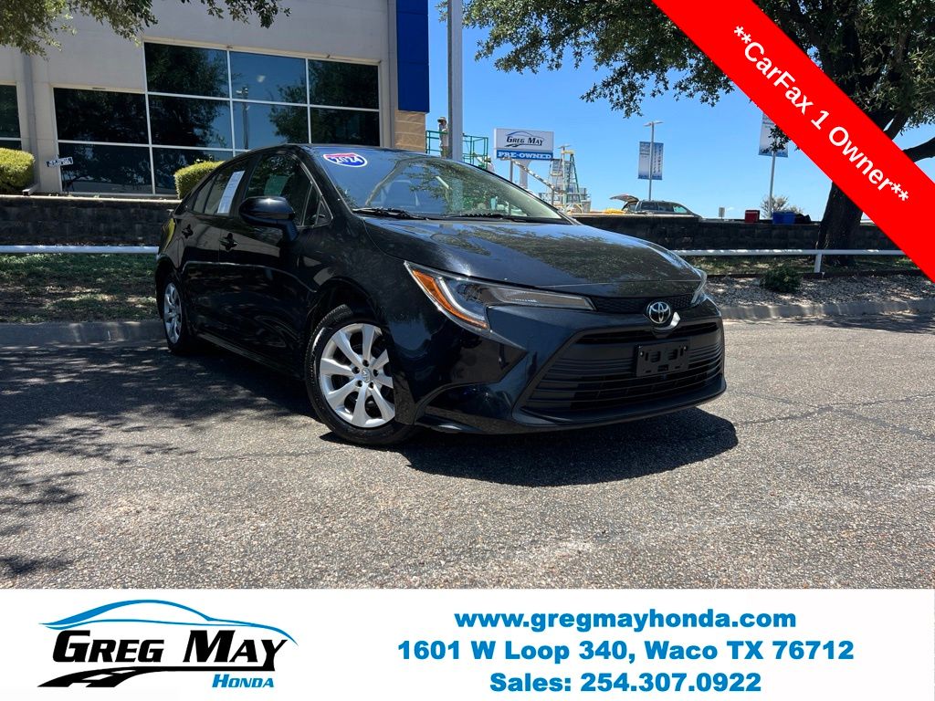 Midnight Black Metallic 2024 Toyota Corolla Sedan Front-Wheel Drive Continuously Variable Transmission