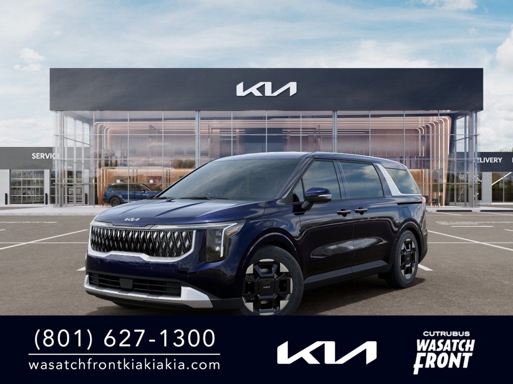 Deep Chroma Blue 2026 Kia Carnival Minivan Front-Wheel Drive 8-Speed Automatic