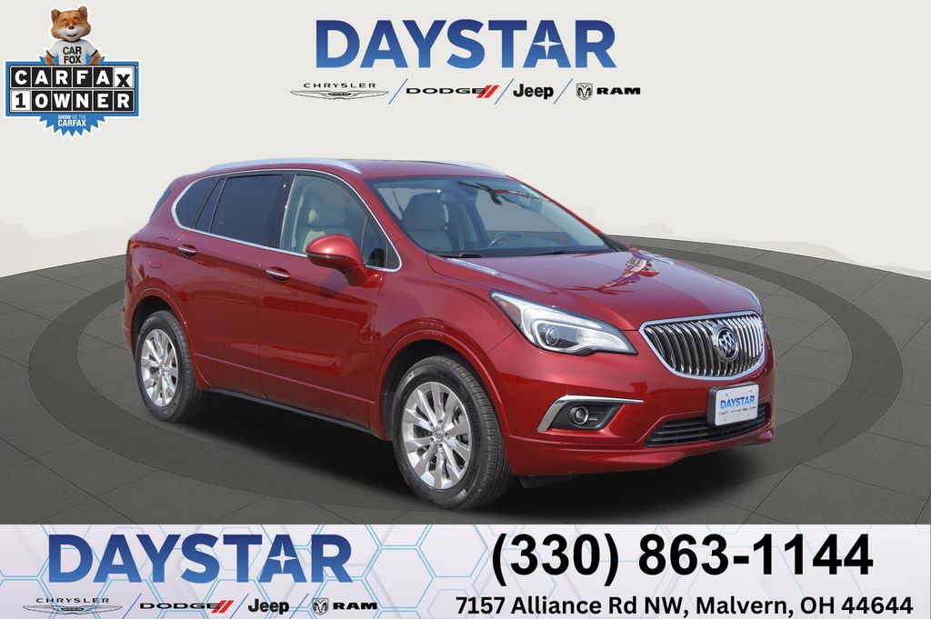 Chili Red Metallic 2018 Buick Envision SUV / Crossover Front-Wheel Drive 6-Speed Automatic