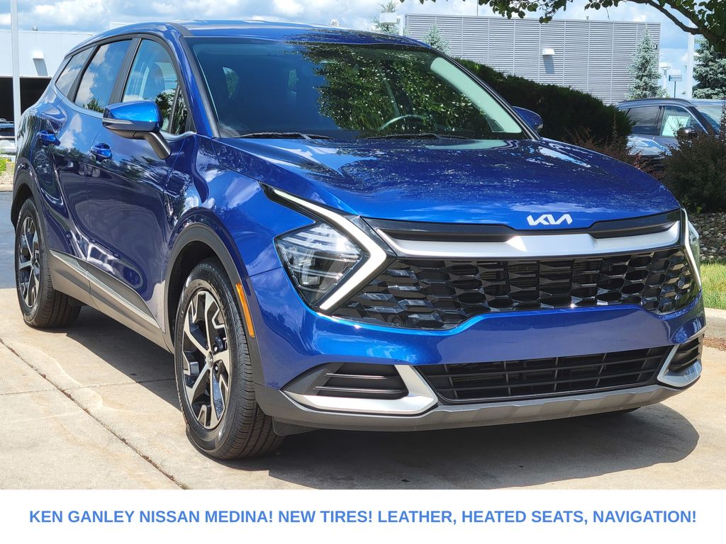 Sapphire Blue 2024 Kia Sportage SUV / Crossover Front-Wheel Drive 8-Speed Automatic
