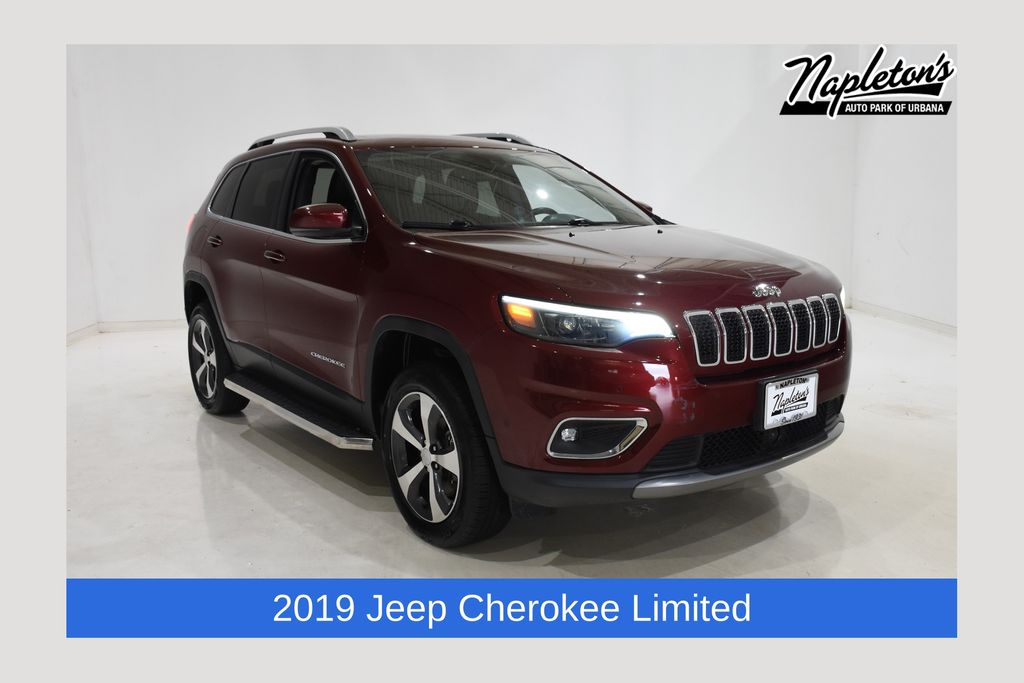 Velvet Red Pearlcoat 2019 Jeep Cherokee Limited 4WD SUV / Crossover Four-Wheel Drive 9-Speed Automatic