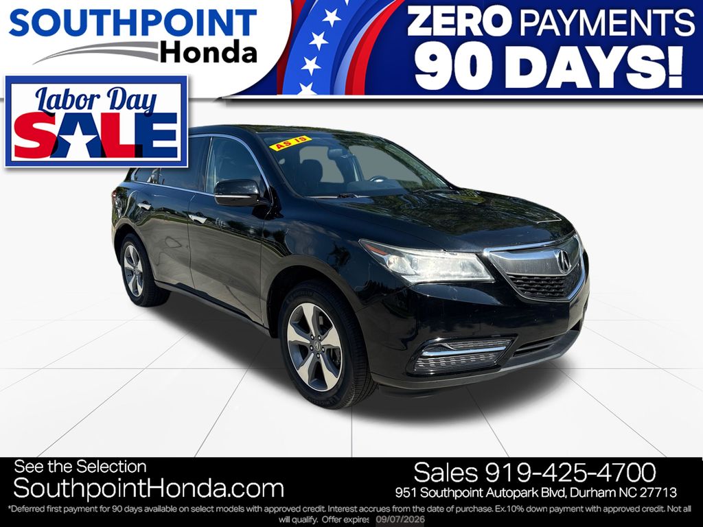 2014 Acura MDX Negro (Crystal Black Pearl) SUV/Crossover Tracción delantera 6 velocidades Automática
