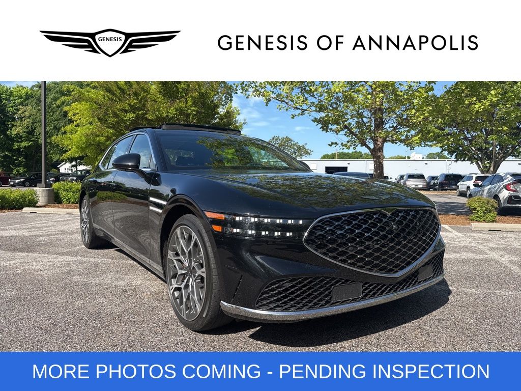 Maui Black 2023 Genesis G90 3.5T e-Supercharger AWD Sedan All-Wheel Drive 8-Speed Automatic