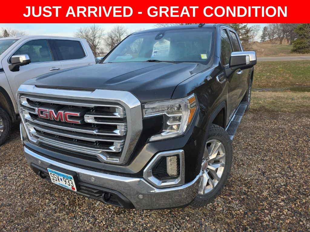 Onyx Black 2020 GMC Sierra 1500 SLT Crew Cab 4WD Pickup Truck Four-Wheel Drive Automatic