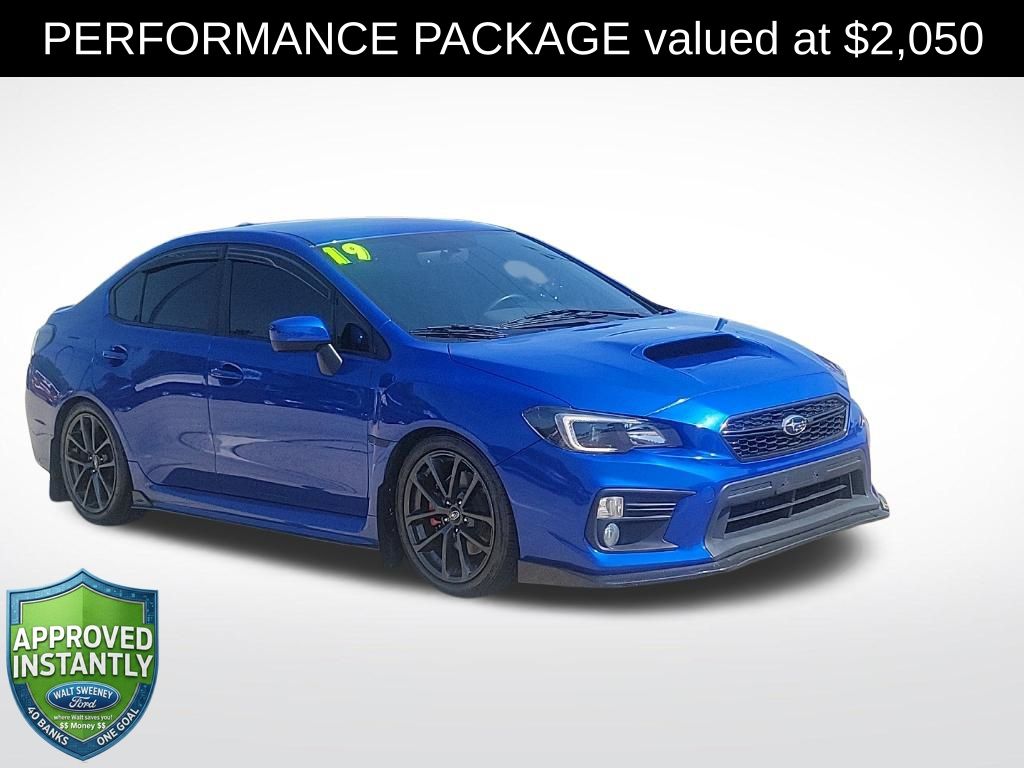 WR Blue Pearl 2019 Subaru WRX Sedan All-Wheel Drive 6-Speed Manual