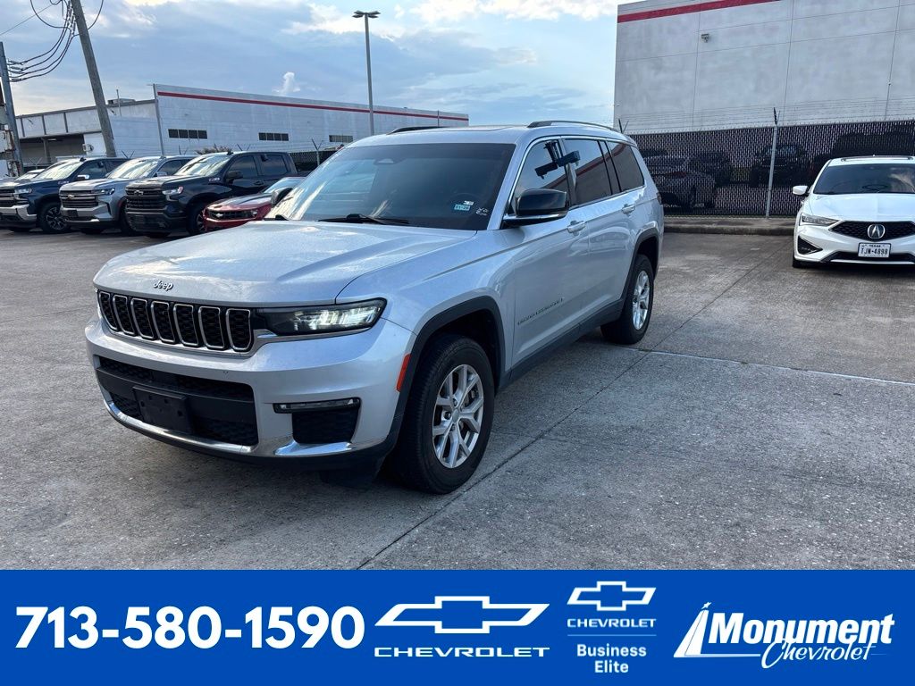 2021 Jeep Grand Cherokee L Limited Silver at Classic Elite Chevrolet Sugar Land