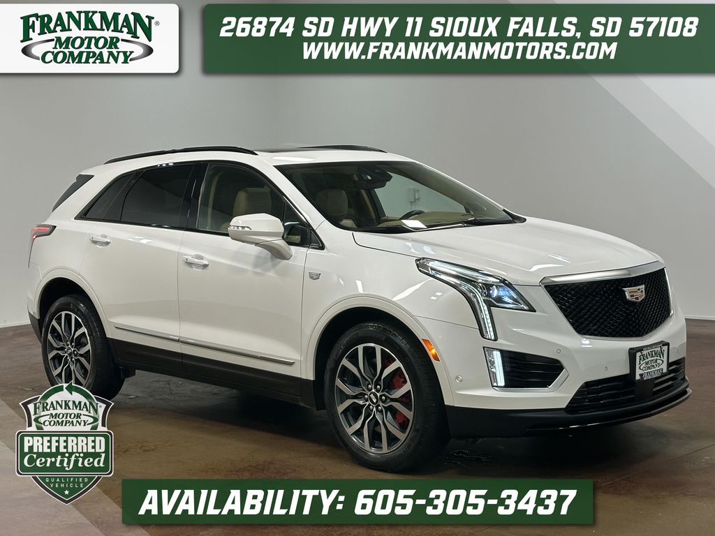 Crystal White Tricoat 2023 Cadillac XT5 SUV / Crossover Four-Wheel Drive 9-Speed Automatic