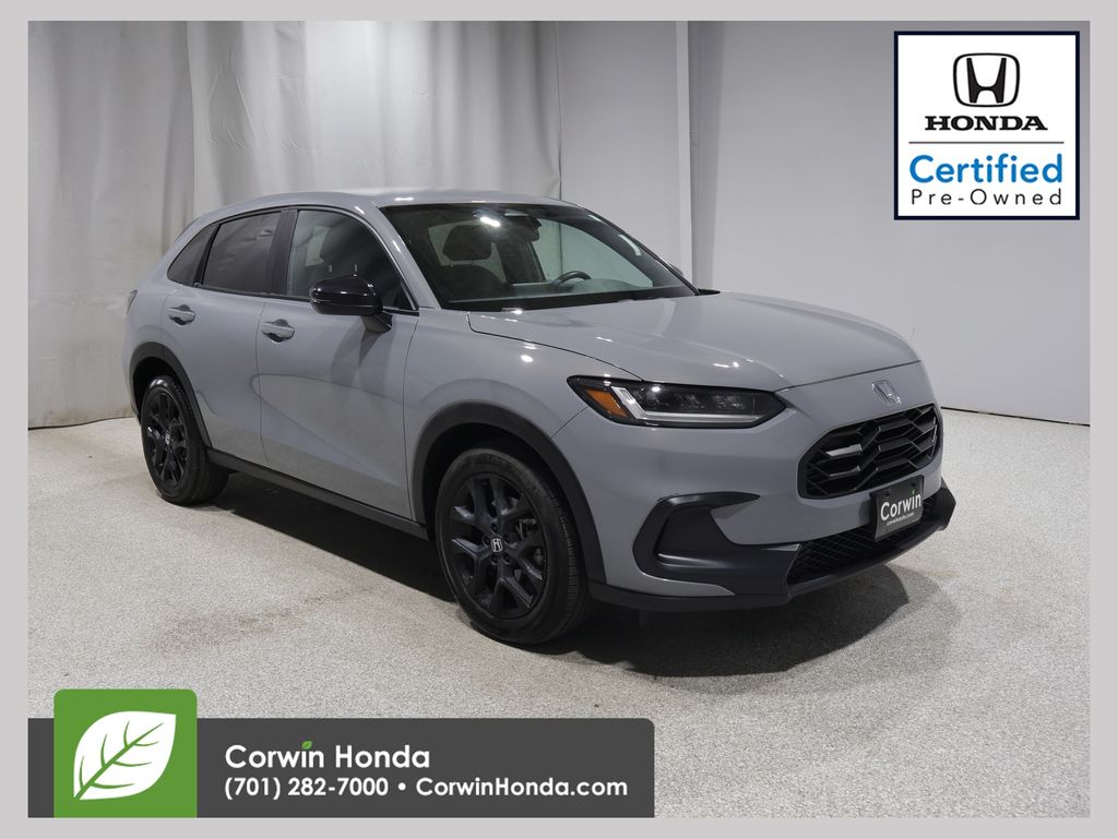 Urban Gray Pearl 2024 Honda HR-V SUV / Crossover All-Wheel Drive Continuously Variable Transmission