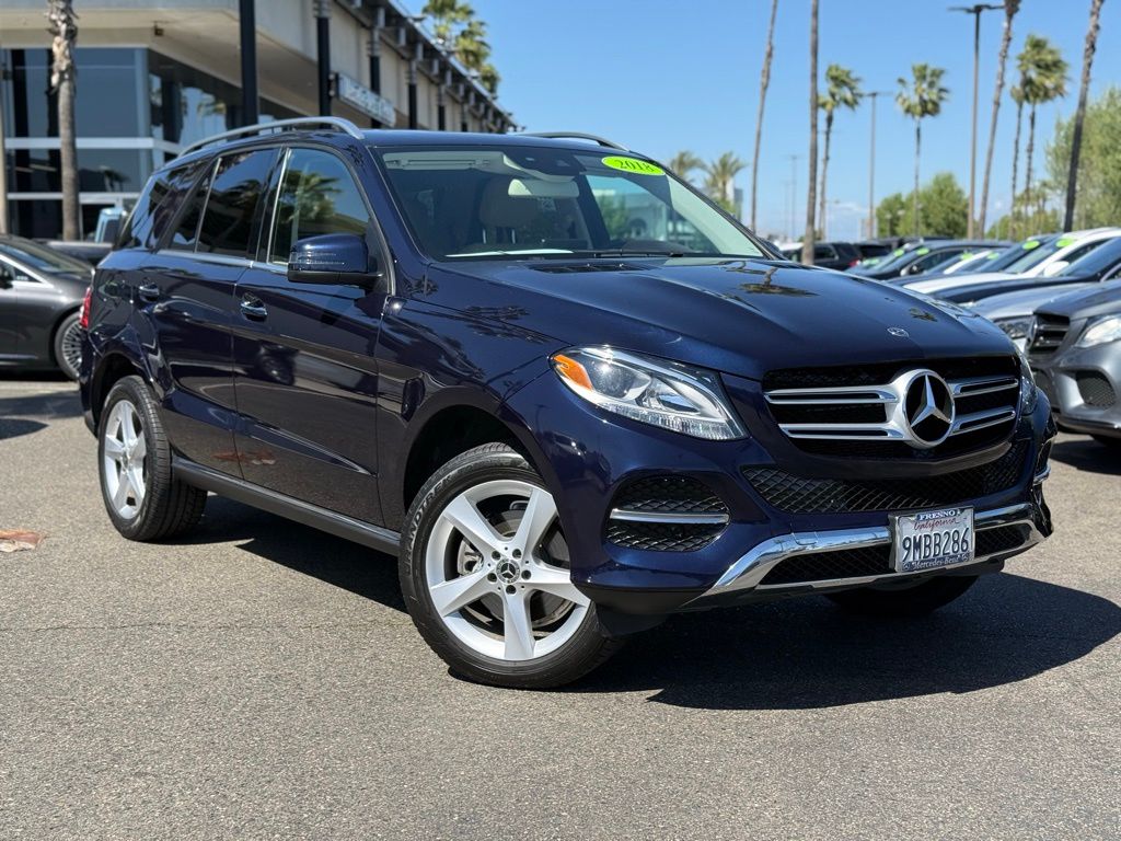 Lunar Blue Metallic 2018 Mercedes-Benz GLE 350 4MATIC SUV / Crossover All-Wheel Drive 7-Speed Automatic