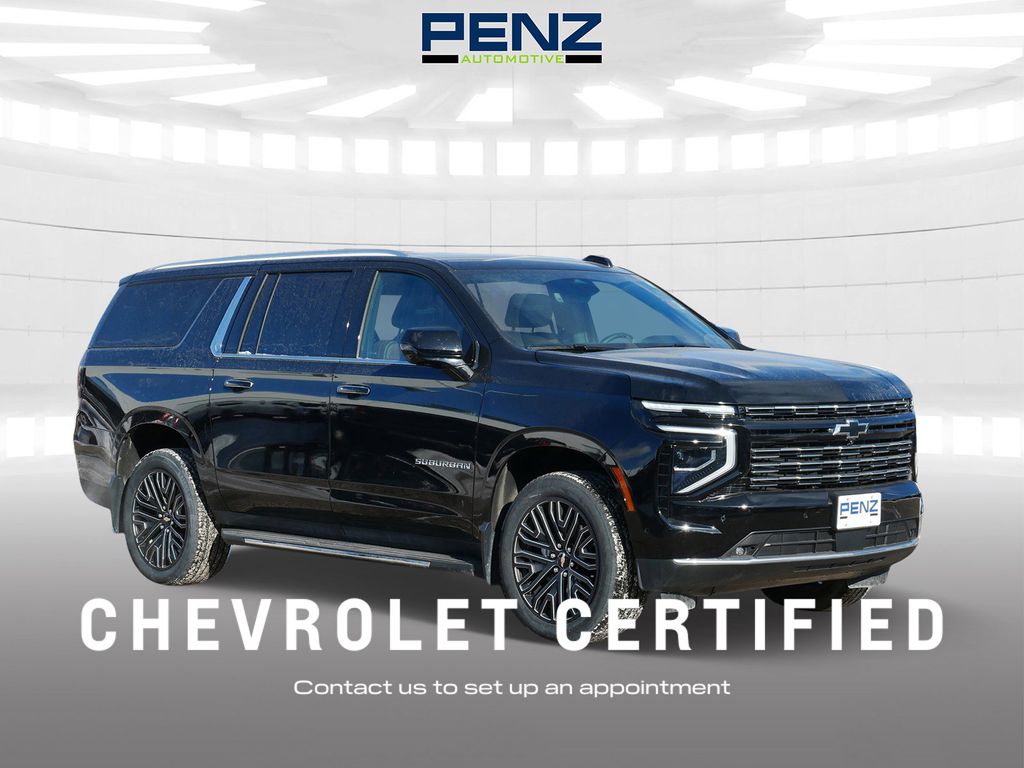 Black 2025 Chevrolet Suburban High Country 4WD SUV / Crossover Four-Wheel Drive