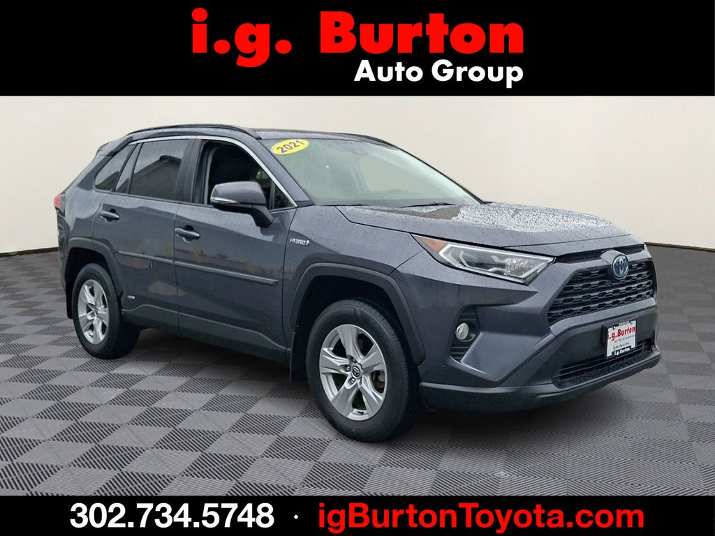 Magnetic Gray Metallic 2021 Toyota RAV4 Hybrid SUV / Crossover All-Wheel Drive Continuously Variable Transmission