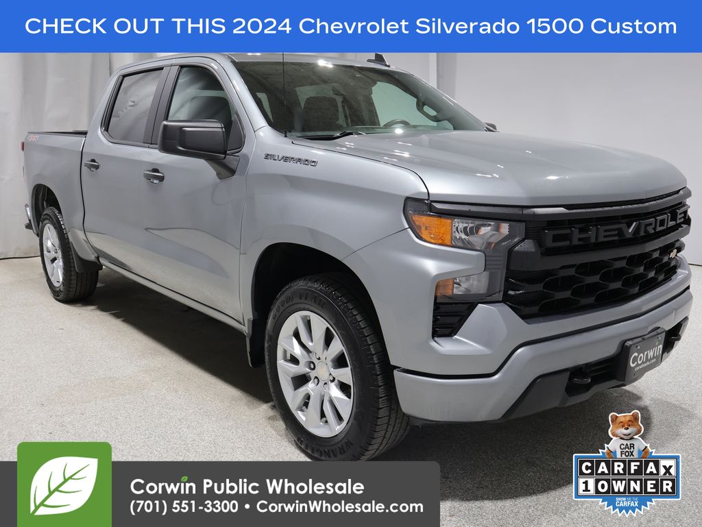 2024 Chevrolet Silverado 1500 Custom Crew Cab 4WD