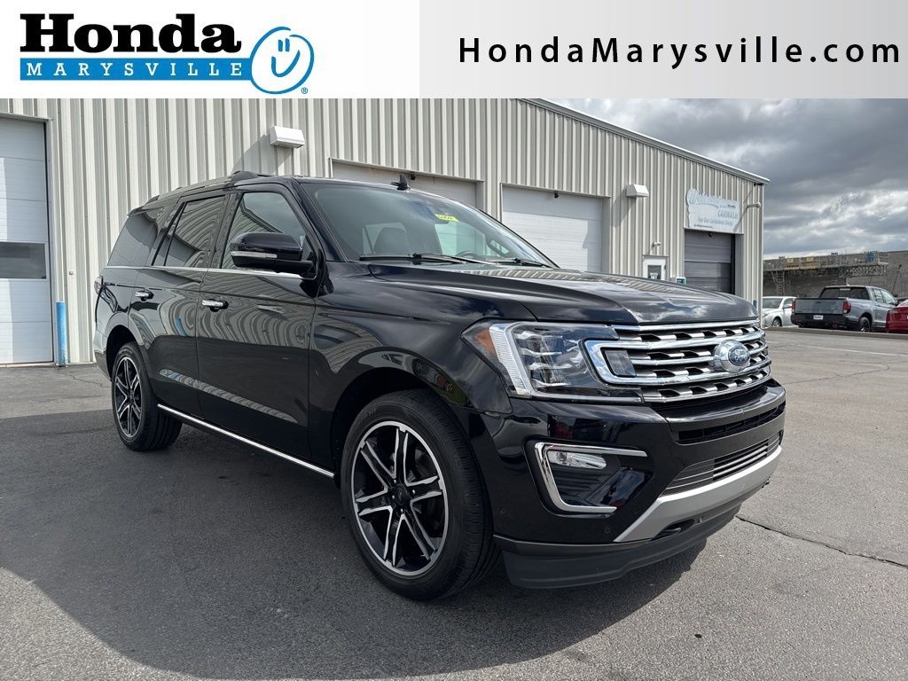 Agate Black Metallic 2021 Ford Expedition Limited 4WD SUV / Crossover Four-Wheel Drive Automatic