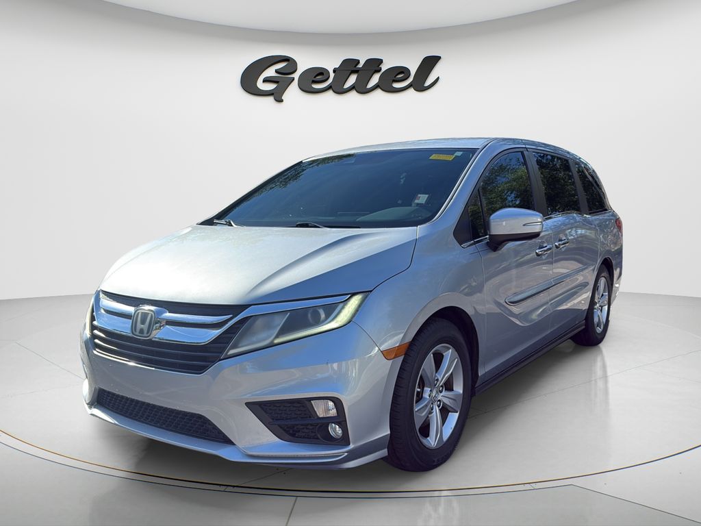 Silver 2018 Honda Odyssey Minivan Front-Wheel Drive 9-Speed Automatic