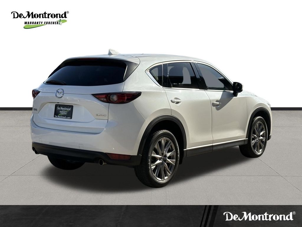 2021 Mazda CX-5 Grand Touring White at DeMontrond Automotive Group