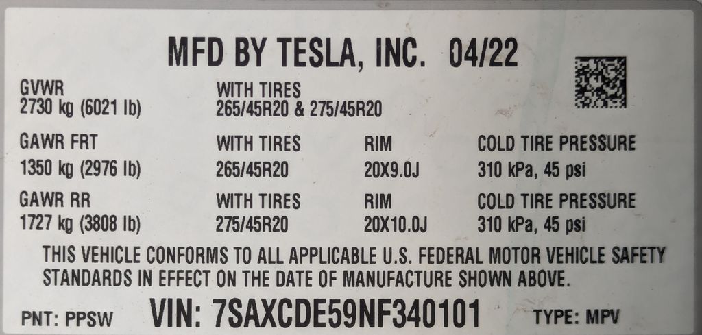 2022 Tesla Model X Base 44