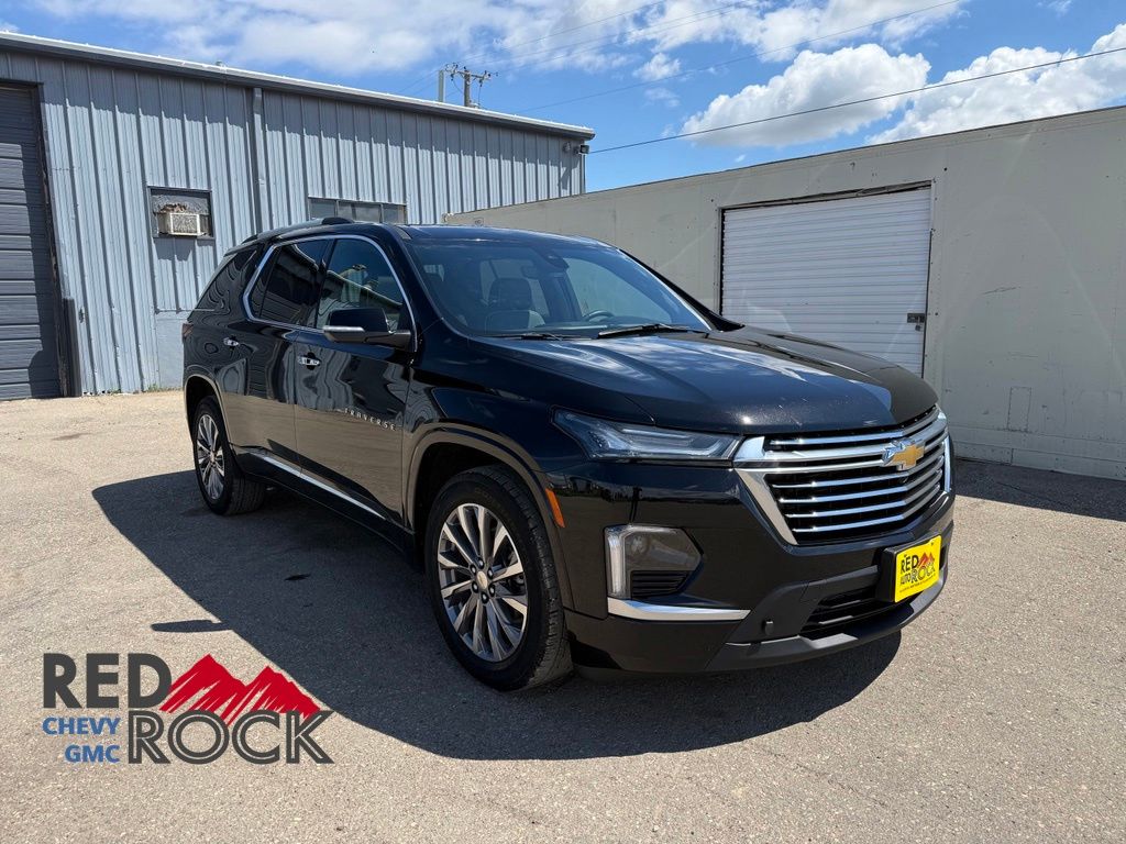 Mosaic Black Metallic 2023 Chevrolet Traverse Premier AWD SUV / Crossover Four-Wheel Drive 9-Speed Automatic