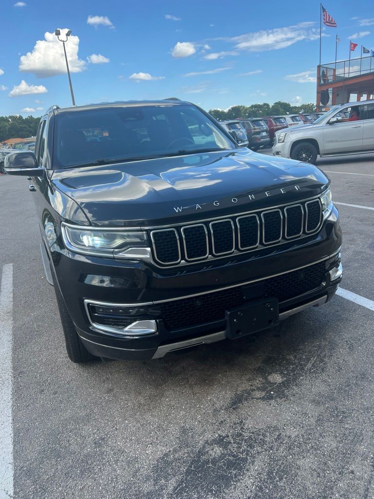 Diamond Black Crystal Pearlcoat 2022 Jeep Wagoneer SUV / Crossover 4X2 8-Speed Automatic