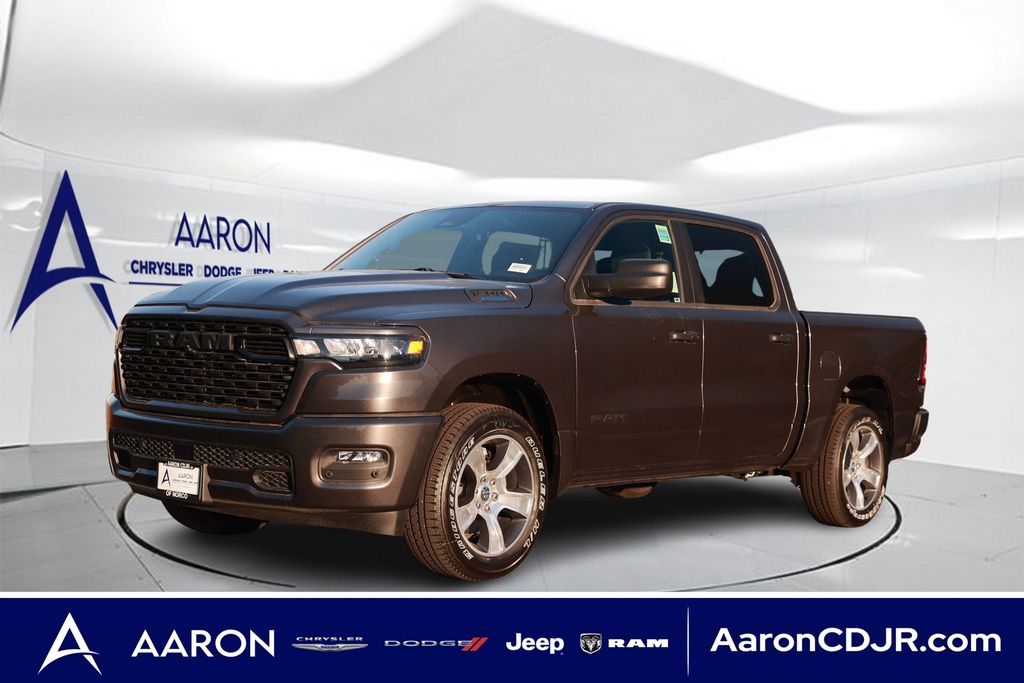 Gray (Granite Crystal Metallic Clearcoat) 2026 RAM 1500 Pickup Truck Four-Wheel Drive 8-Speed Automatic