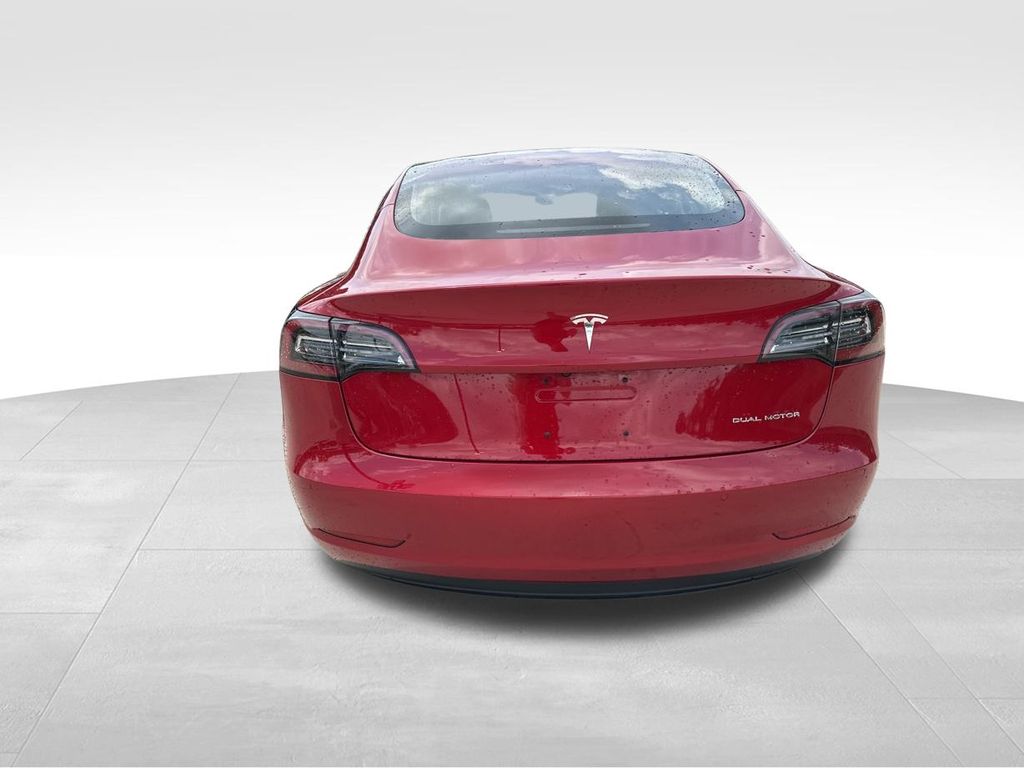 2018 Red Multi-Coat Tesla Model 3 Long Range AWD Sedan