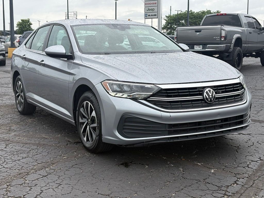 Blue 2024 Volkswagen Jetta Sedan Front-Wheel Drive 8-Speed Automatic