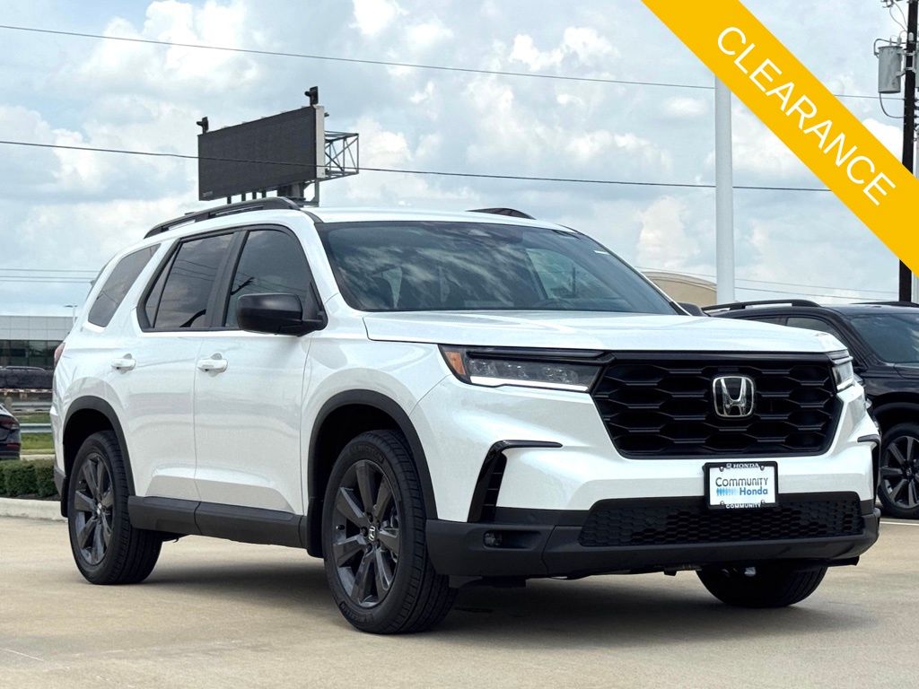 2025 Honda Pilot Sport White at Bayway Cadillac of The Woodlands